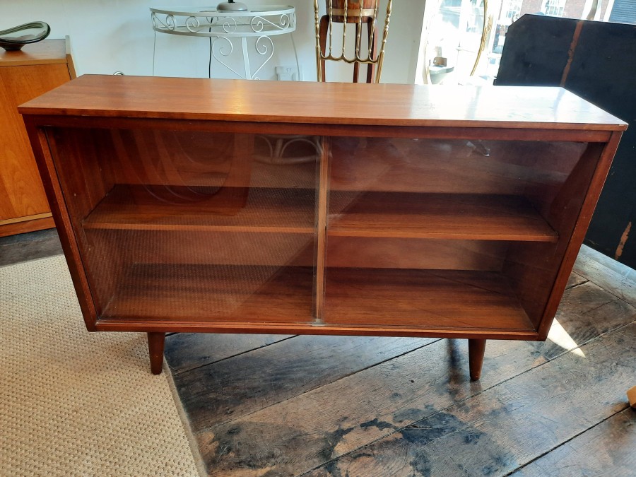 Bookcase Glass Fronted Circa 1970s