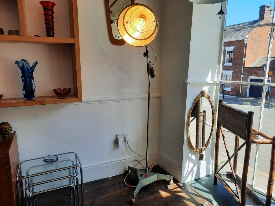Adjustable Medical Standard Lamp Circa 1960s