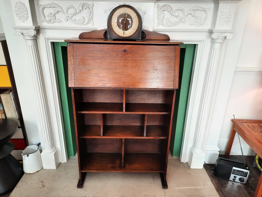 Art Deco Open Fronted Bureau Circa 1920s