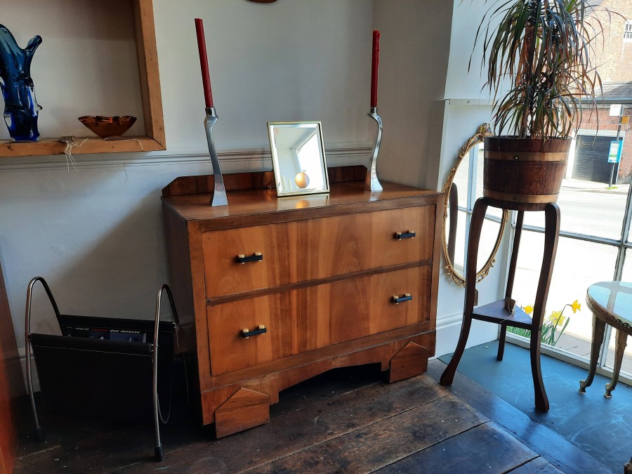 Art Deco Dressing Table Mirror With Backlight Circa 1940s