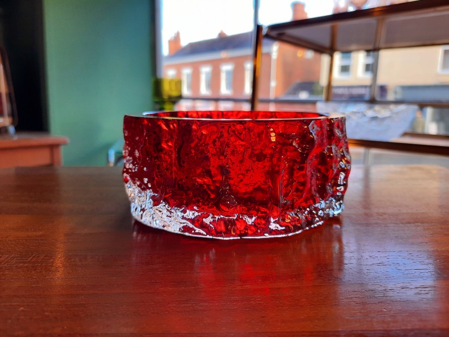 Whitefriars Textured Bark Bowl Circa 1970s