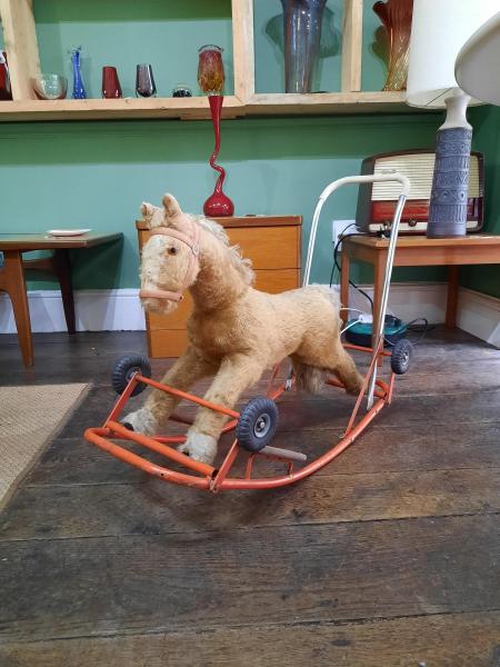 Ride On Rocking Horse By Tri-Ang Circa 1960s