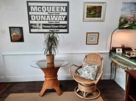 Wheatsheaf Table By McGuire Furniture Circa 1970s