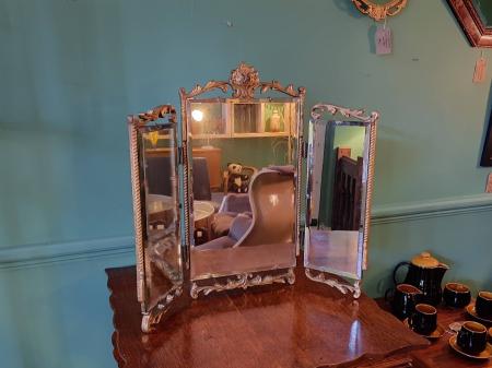 Dressing Table Mirror Gilt Framed Circa 1940s