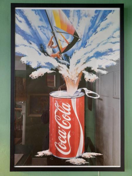 Athena Coca Cola Poster 'Surfing Cola'