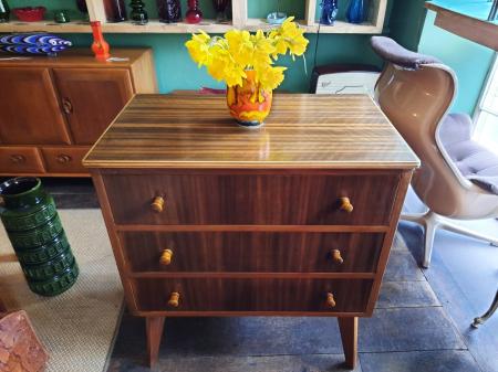 Chest Of Three Drawers By Morris Of Glasgow Circa 1950s
