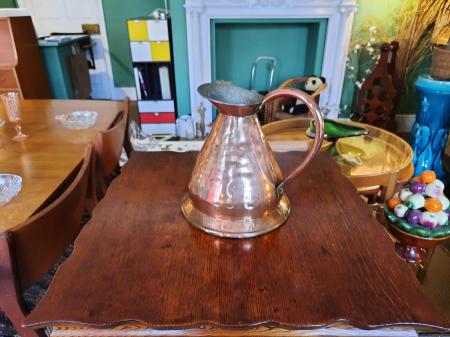 Edwardian Copper One Gallon Jug Circa 1900s